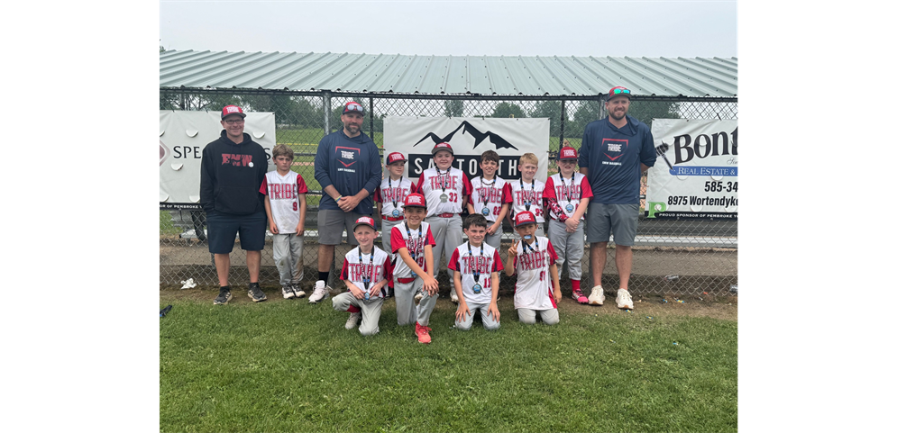 Congrats to the 8U Tribe on their 2nd Place Finish at the Darien Lake Tournament!