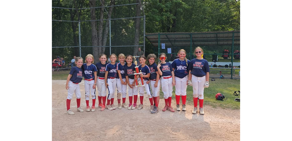 Congrats to the 10U/8U Impact Tournament Team on their Gold Bracket Championship at the Clarence Softball Tourney!