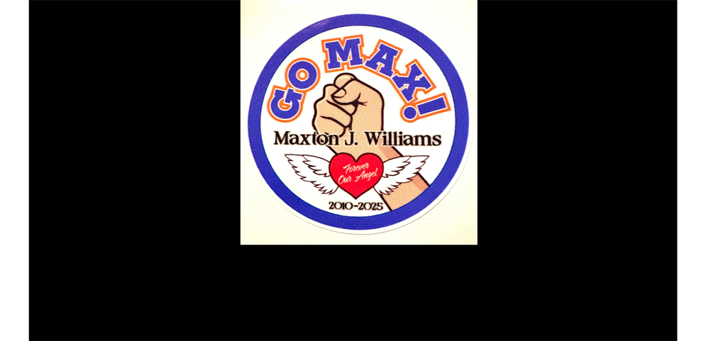 Our condolences go out to the Williams Family on the unfortunate passing of Max. Our thoughts are with you. 