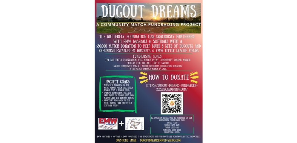 EMW Dugout Dreams 2026! Please read