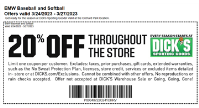 EMW Dicks Sporting Goods Weekend - March 24-27